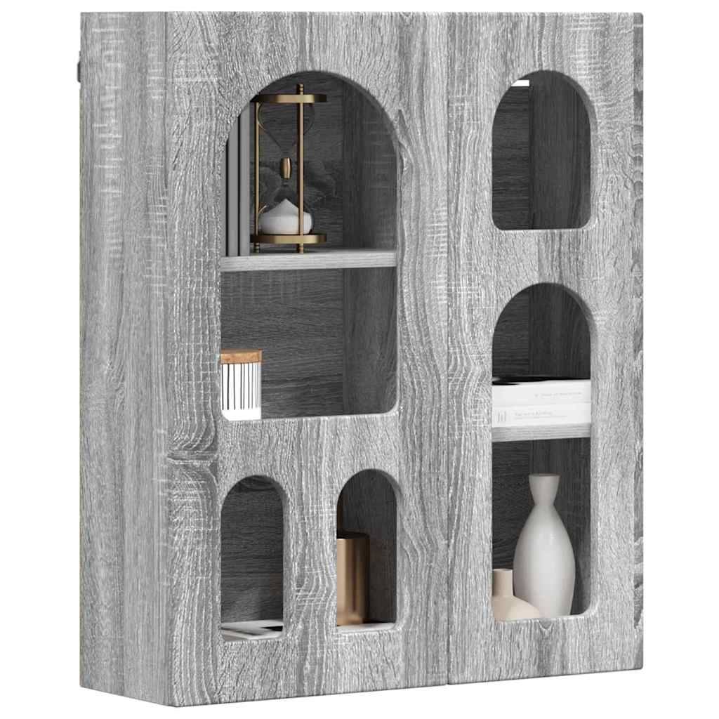 vidaXL Hängeschrank Graues Sonoma 59 x 20 x 71,5 cm Holzwerkstoff