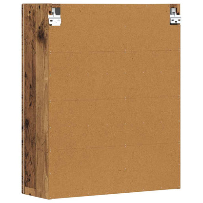 vidaXL Hängeschrank mit Regal Altholz 59 x 20 x 71,5 cm Holzwerkstoff