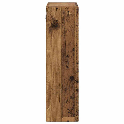vidaXL Hängeschrank mit Regal Altholz 59 x 20 x 71,5 cm Holzwerkstoff