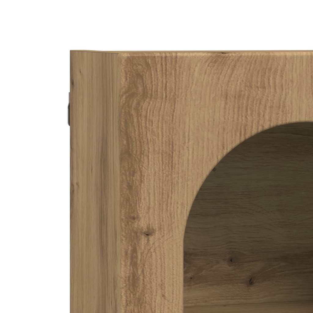 vidaXL Hängeschrank Artisan-Eiche 59 x 20 x 71,5 cm Holzwerkstoff