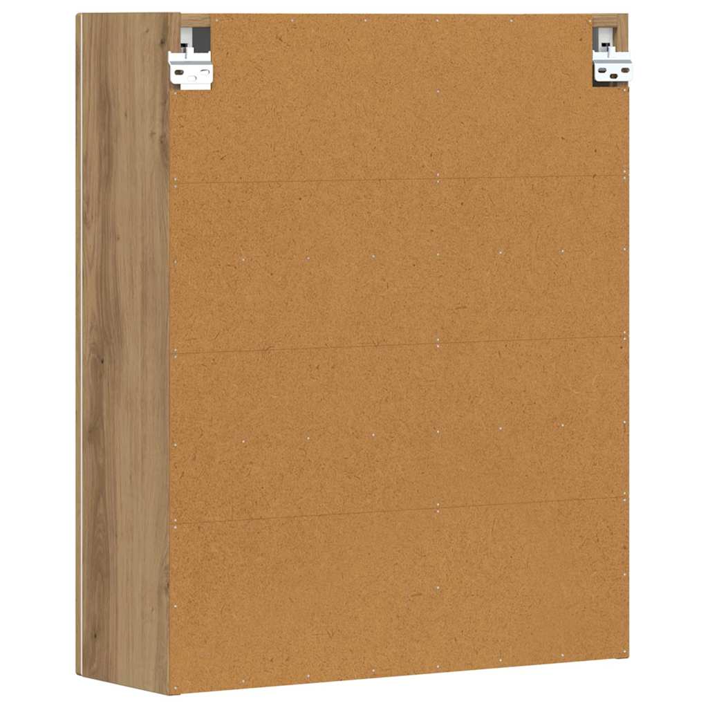 vidaXL Hängeschrank Artisan-Eiche 59 x 20 x 71,5 cm Holzwerkstoff