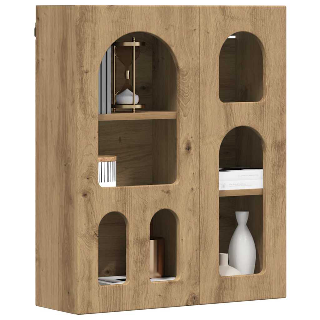 vidaXL Hängeschrank Artisan-Eiche 59 x 20 x 71,5 cm Holzwerkstoff