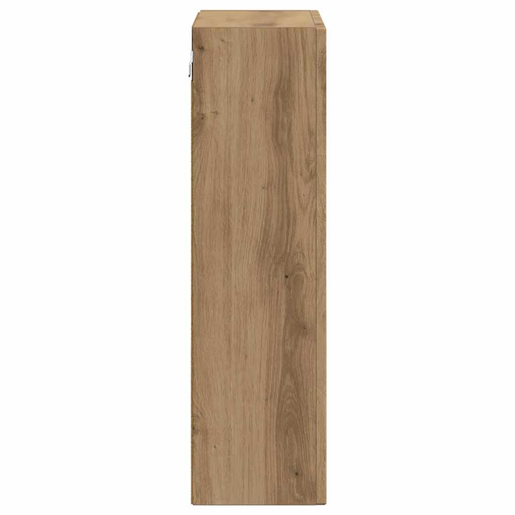 vidaXL Hängeschrank Artisan-Eiche 59 x 20 x 71,5 cm Holzwerkstoff