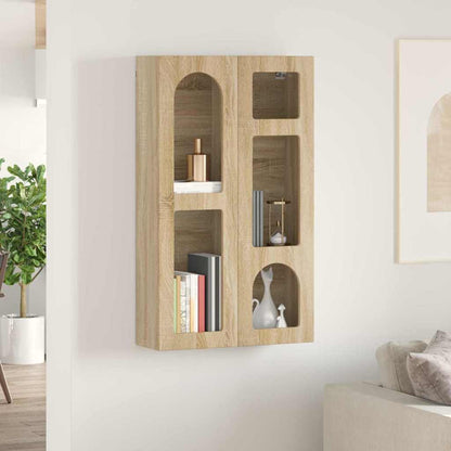 vidaXL Hängeschrank Sonoma-Eiche 59 x 20 x 100 cm Holzwerkstoff