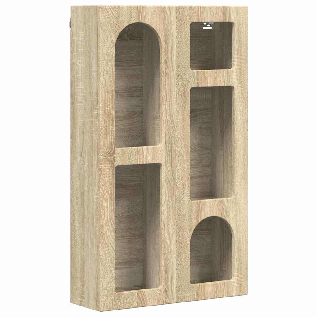 vidaXL Hängeschrank Sonoma-Eiche 59 x 20 x 100 cm Holzwerkstoff
