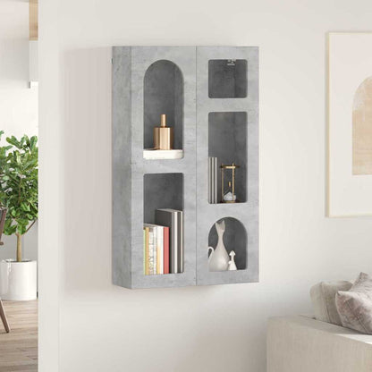 vidaXL Hängeschrank Beton Grau 59 x 20 x 100 cm Holzwerkstoff