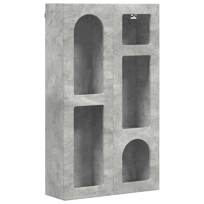 vidaXL Hängeschrank Beton Grau 59 x 20 x 100 cm Holzwerkstoff