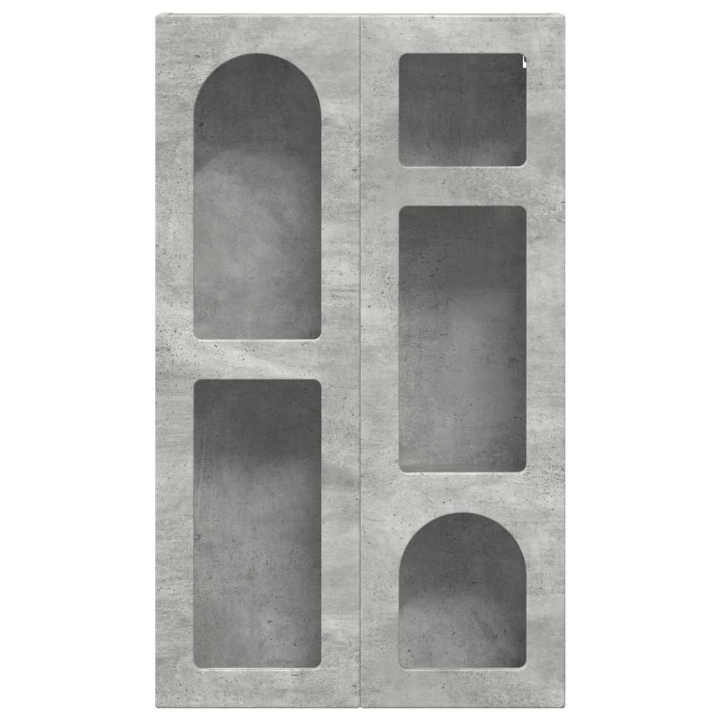 vidaXL Hängeschrank Beton Grau 59 x 20 x 100 cm Holzwerkstoff