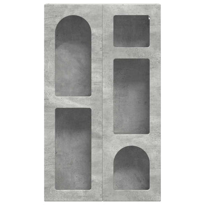 vidaXL Hängeschrank Beton Grau 59 x 20 x 100 cm Holzwerkstoff