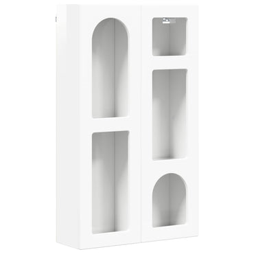 vidaXL Hängeschrank Hochglanz Weiß 59 x 20 x 100 cm Holzwerkstoff
