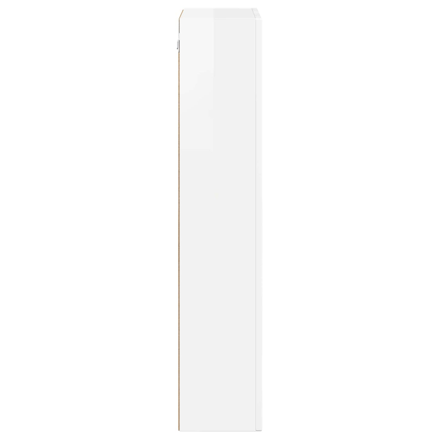 vidaXL Hängeschrank Hochglanz Weiß 59 x 20 x 100 cm Holzwerkstoff