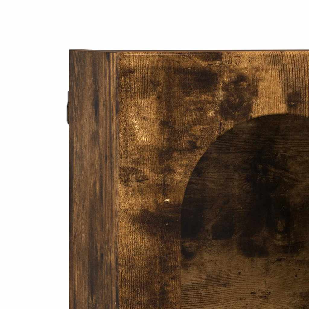 vidaXL Hängeschrank Geräucherte Eiche 59 x 20 x 100 cm Holzwerkstoff