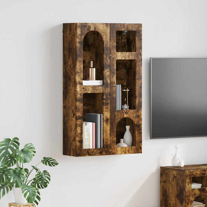 vidaXL Hängeschrank Geräucherte Eiche 59 x 20 x 100 cm Holzwerkstoff