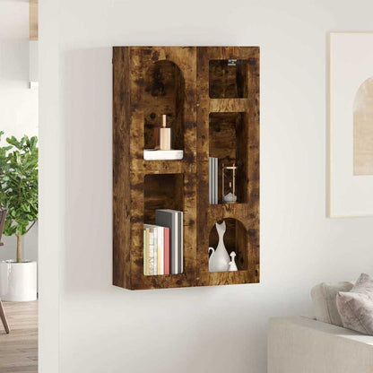 vidaXL Hängeschrank Geräucherte Eiche 59 x 20 x 100 cm Holzwerkstoff