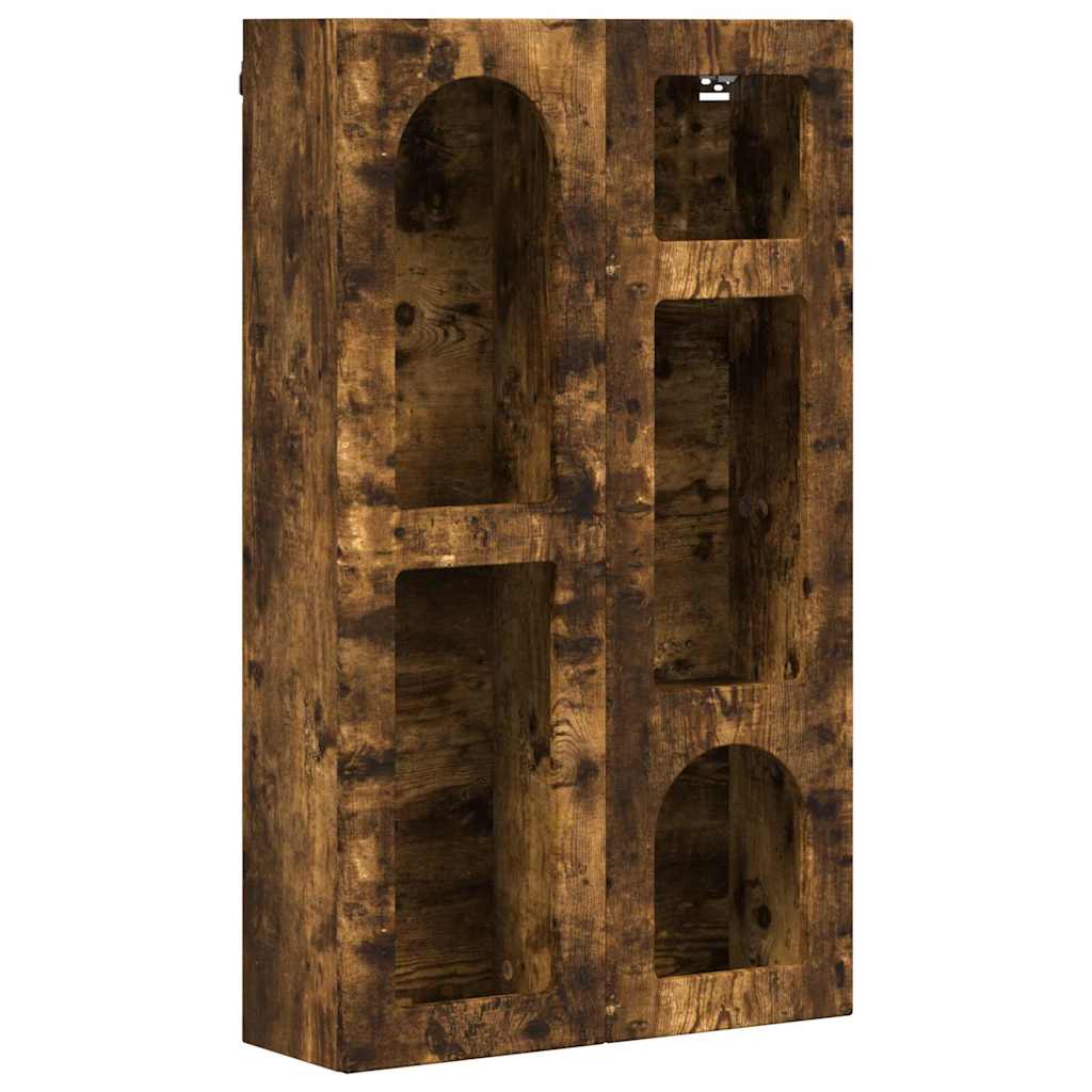 vidaXL Hängeschrank Geräucherte Eiche 59 x 20 x 100 cm Holzwerkstoff