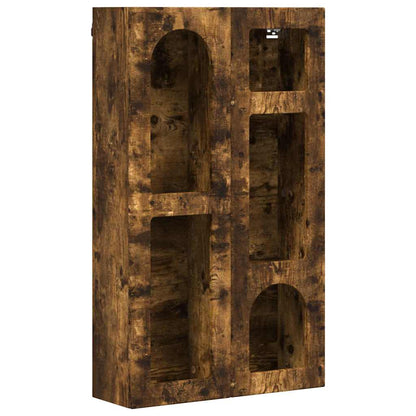 vidaXL Hängeschrank Geräucherte Eiche 59 x 20 x 100 cm Holzwerkstoff