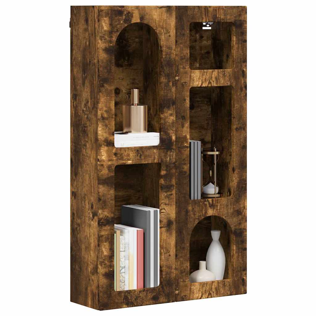 vidaXL Hängeschrank Geräucherte Eiche 59 x 20 x 100 cm Holzwerkstoff