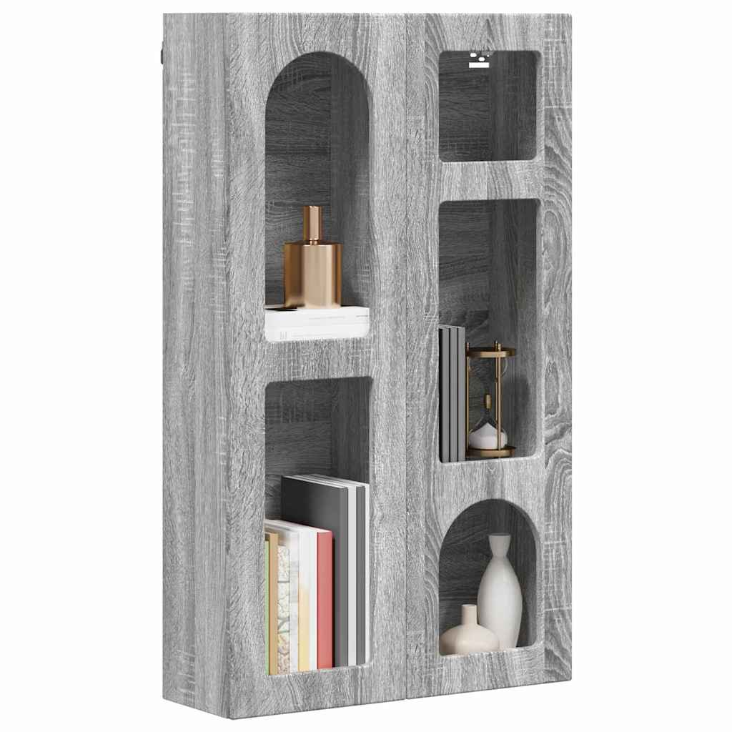 vidaXL Hängeschrank Graues Sonoma 59 x 20 x 100 cm Holzwerkstoff