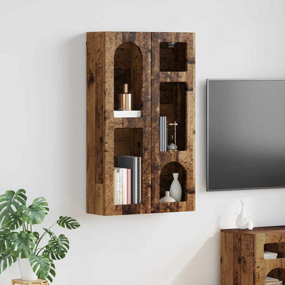 vidaXL Hängeschrank mit Regal Altholz 59 x 20 x 100 cm Holzwerkstoff