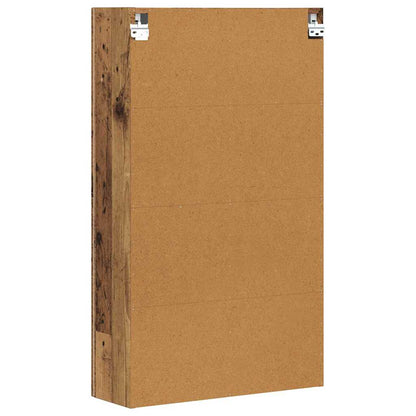 vidaXL Hängeschrank mit Regal Altholz 59 x 20 x 100 cm Holzwerkstoff