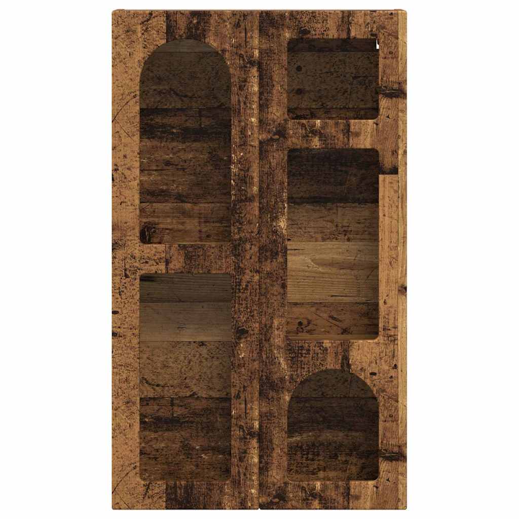 vidaXL Hängeschrank mit Regal Altholz 59 x 20 x 100 cm Holzwerkstoff