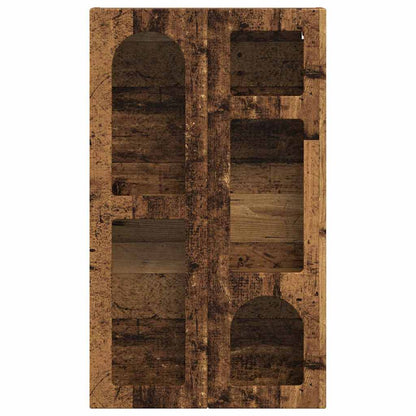vidaXL Hängeschrank mit Regal Altholz 59 x 20 x 100 cm Holzwerkstoff