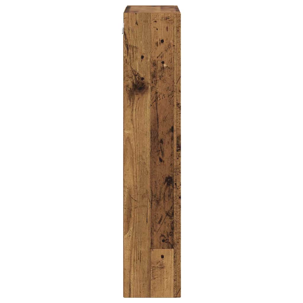 vidaXL Hängeschrank mit Regal Altholz 59 x 20 x 100 cm Holzwerkstoff