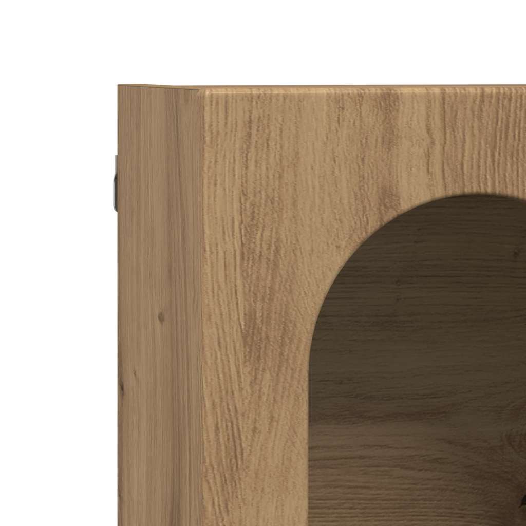 vidaXL Hängeschrank Artisan-Eiche 59 x 20 x 100 cm Holzwerkstoff