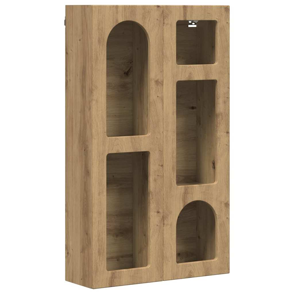 vidaXL Hängeschrank Artisan-Eiche 59 x 20 x 100 cm Holzwerkstoff