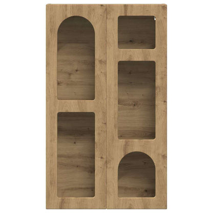 vidaXL Hängeschrank Artisan-Eiche 59 x 20 x 100 cm Holzwerkstoff