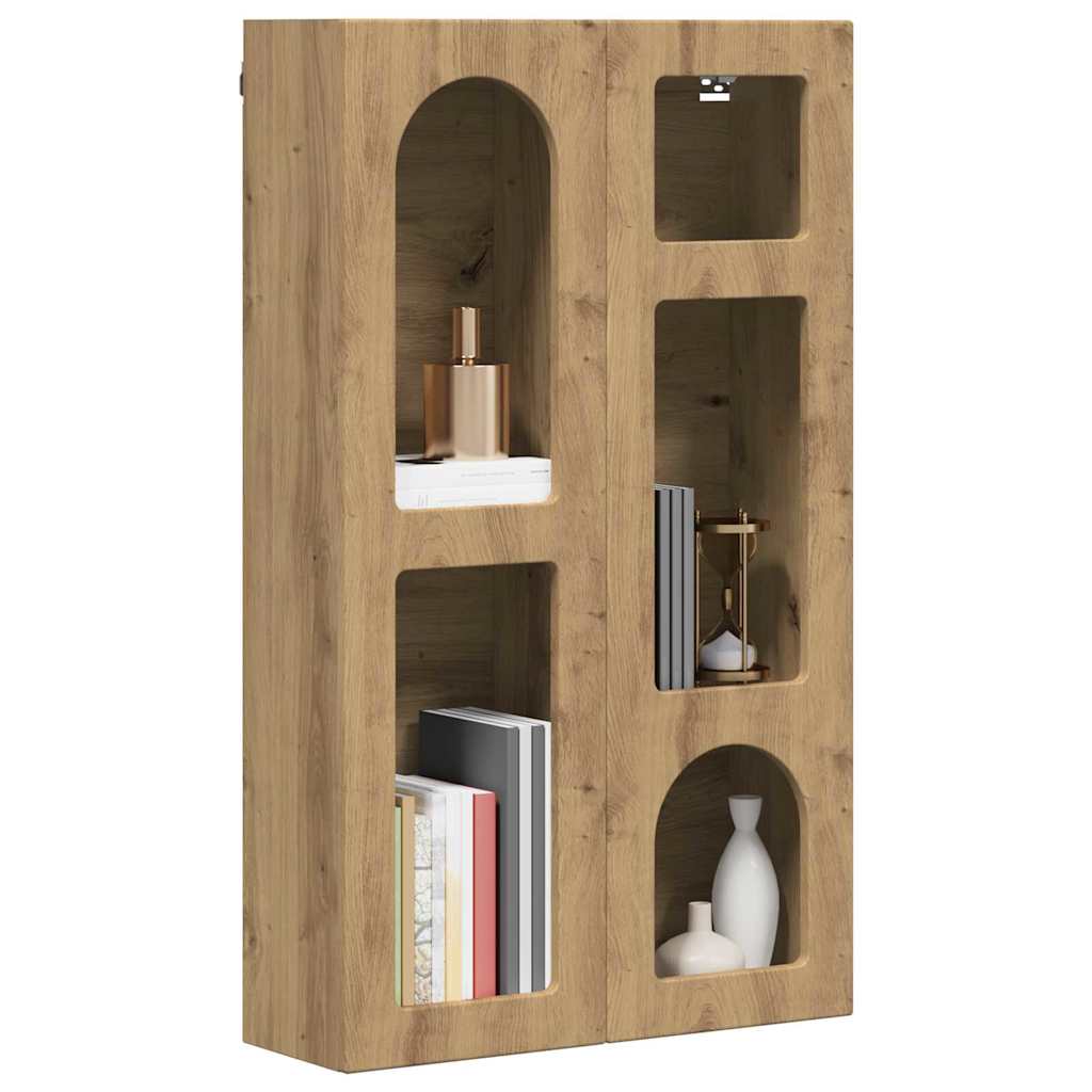 vidaXL Hängeschrank Artisan-Eiche 59 x 20 x 100 cm Holzwerkstoff