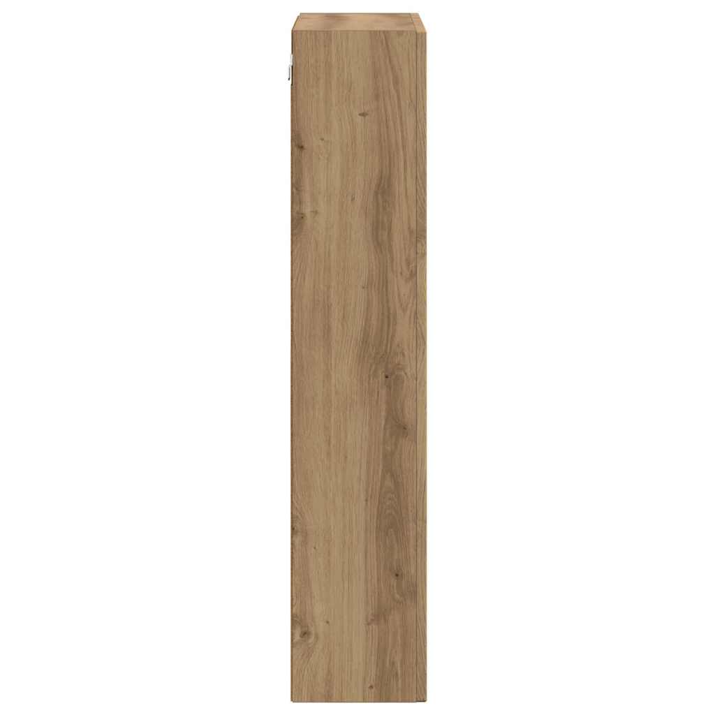 vidaXL Hängeschrank Artisan-Eiche 59 x 20 x 100 cm Holzwerkstoff