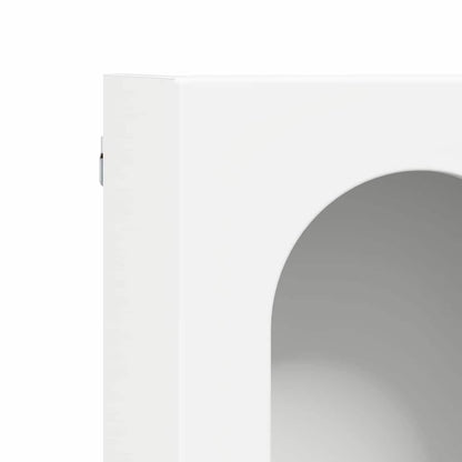 Hängeschrank mit Regal Weiß 60 x 20 x 40 cm Holzwerkstoff