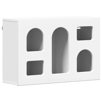 Hängeschrank mit Regal Weiß 60 x 20 x 40 cm Holzwerkstoff