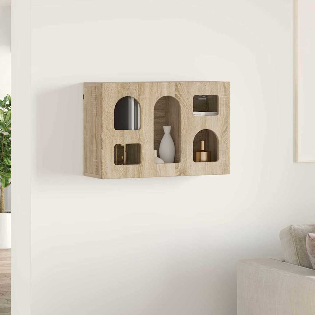 vidaXL Hängeschrank Sonoma-Eiche 60 x 20 x 40 cm Holzwerkstoff