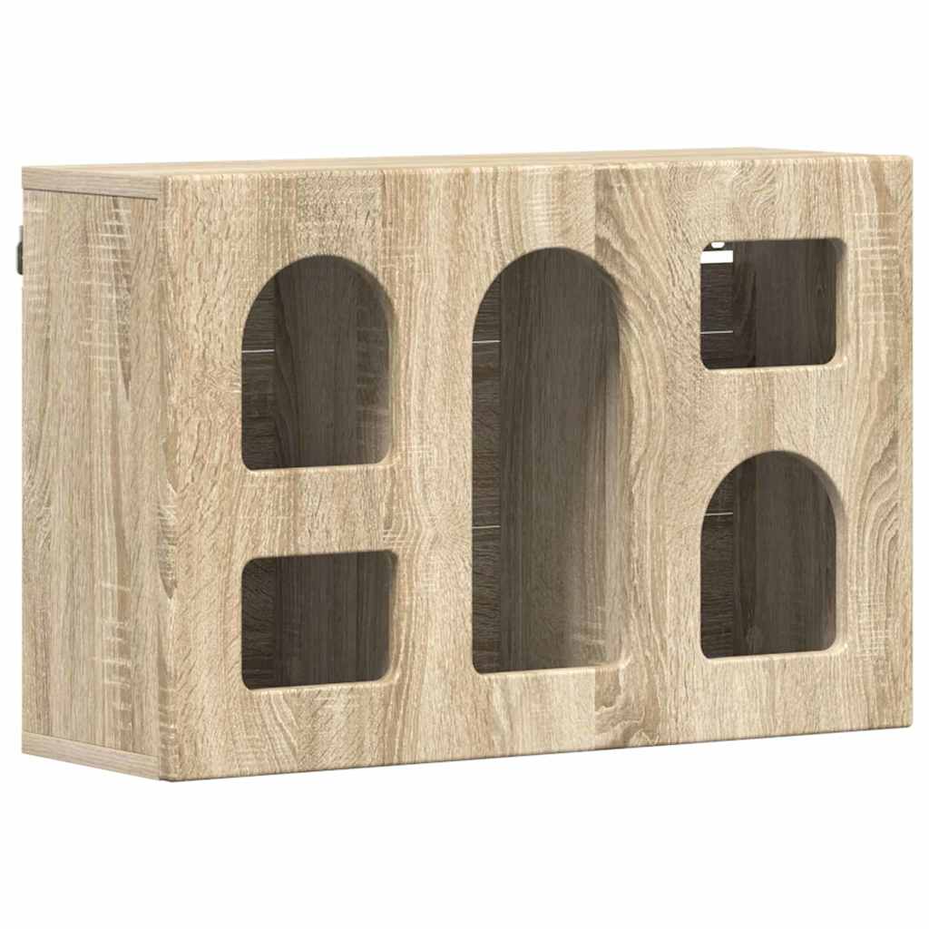 vidaXL Hängeschrank Sonoma-Eiche 60 x 20 x 40 cm Holzwerkstoff