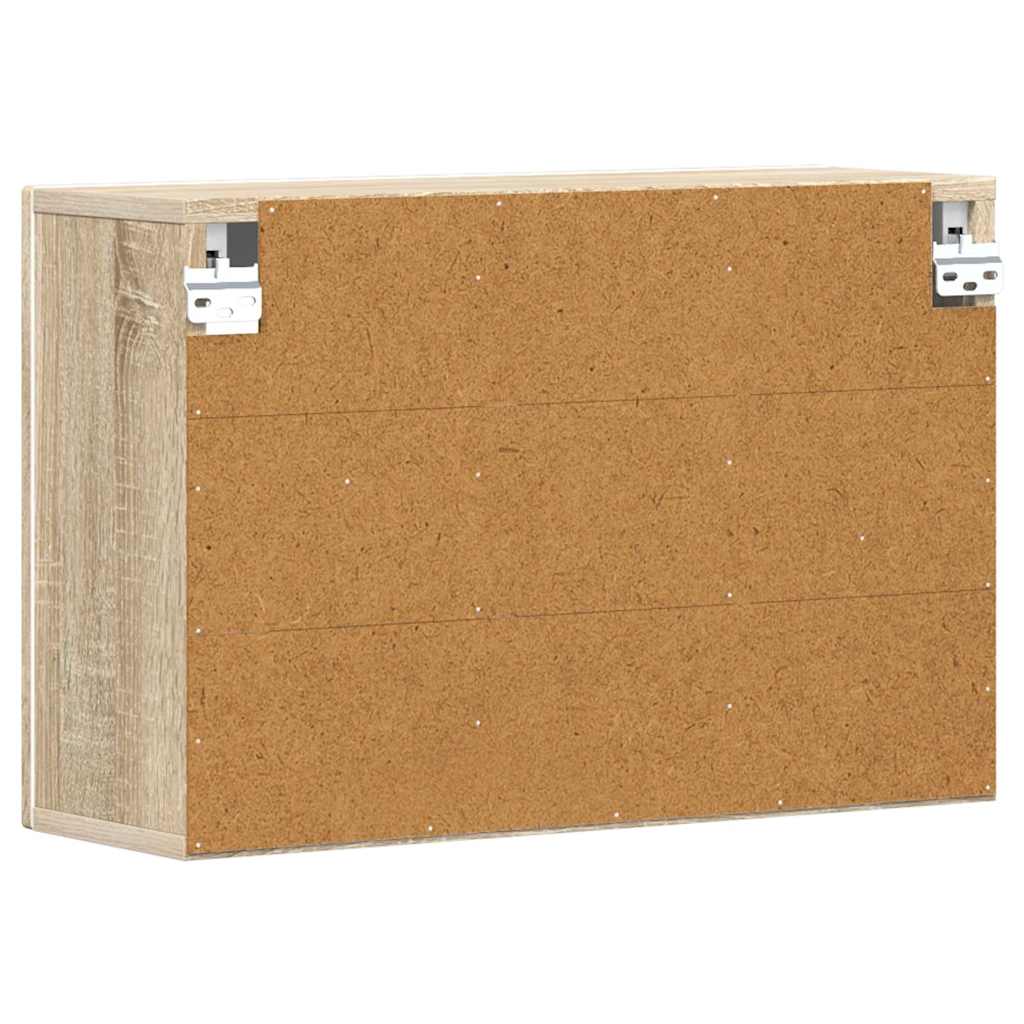 vidaXL Hängeschrank Sonoma-Eiche 60 x 20 x 40 cm Holzwerkstoff