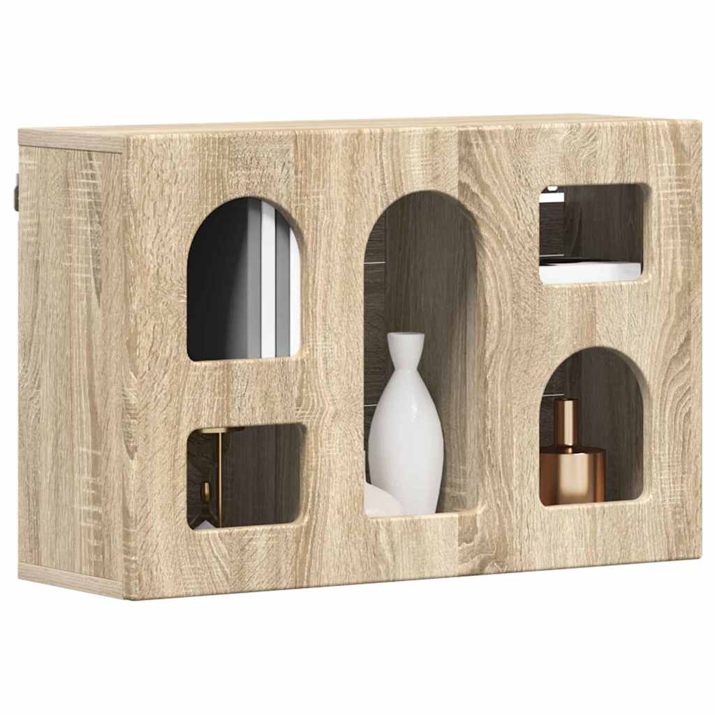 vidaXL Hängeschrank Sonoma-Eiche 60 x 20 x 40 cm Holzwerkstoff