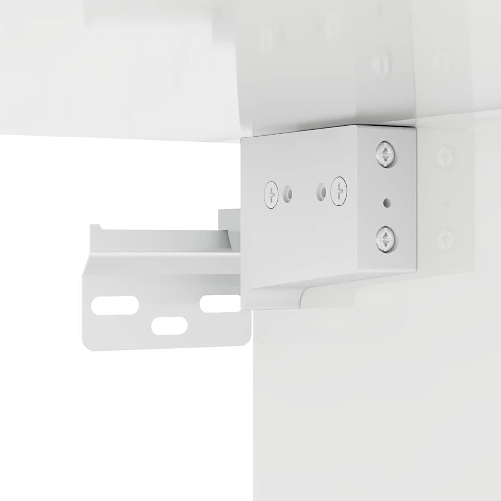 Hängeschrank Hochglanz Weiß 60 x 20 x 40 cm Holzwerkstoff