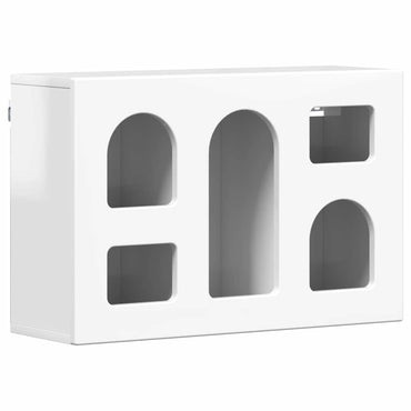 vidaXL Hängeschrank Hochglanz Weiß 60 x 20 x 40 cm Holzwerkstoff