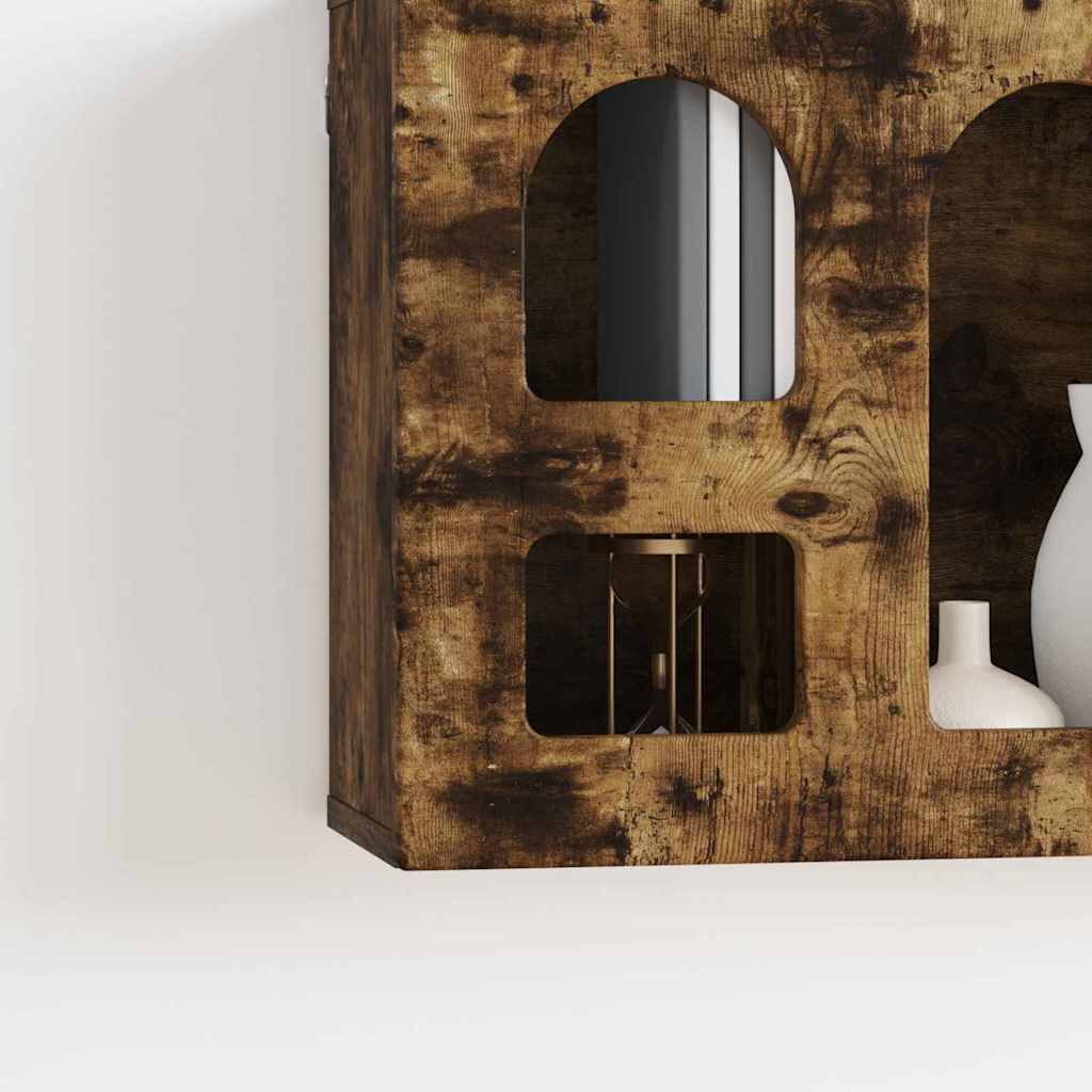 vidaXL Hängeschrank Geräucherte Eiche 60 x 20 x 40 cm Holzwerkstoff