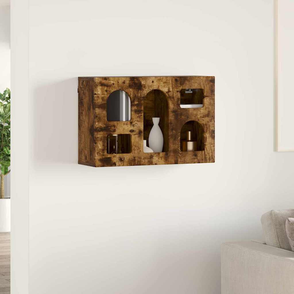vidaXL Hängeschrank Geräucherte Eiche 60 x 20 x 40 cm Holzwerkstoff