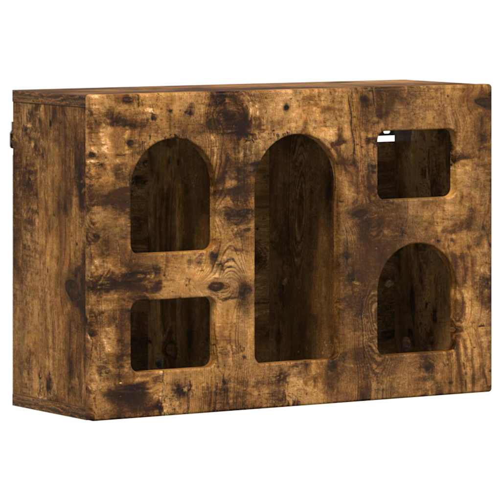 vidaXL Hängeschrank Geräucherte Eiche 60 x 20 x 40 cm Holzwerkstoff
