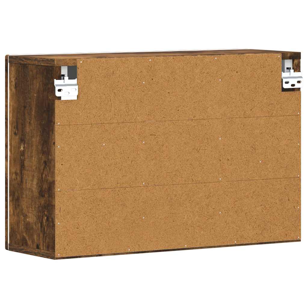 vidaXL Hängeschrank Geräucherte Eiche 60 x 20 x 40 cm Holzwerkstoff