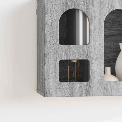 vidaXL Hängeschrank Graues Sonoma 60 x 20 x 40 cm Holzwerkstoff