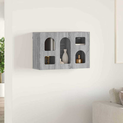 vidaXL Hängeschrank Graues Sonoma 60 x 20 x 40 cm Holzwerkstoff