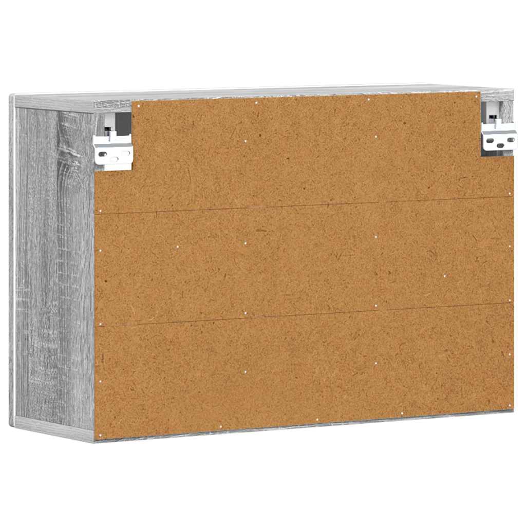 vidaXL Hängeschrank Graues Sonoma 60 x 20 x 40 cm Holzwerkstoff