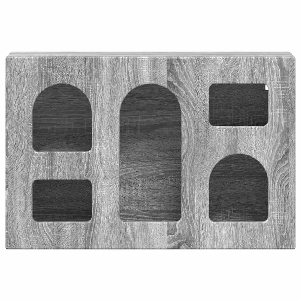 vidaXL Hängeschrank Graues Sonoma 60 x 20 x 40 cm Holzwerkstoff
