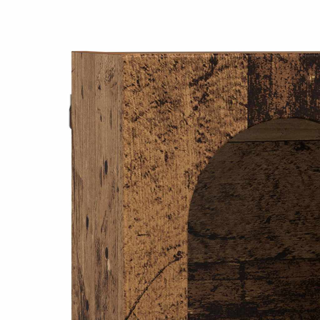 vidaXL Hängeschrank mit Regal Altholz 60 x 20 x 40 cm Holzwerkstoff