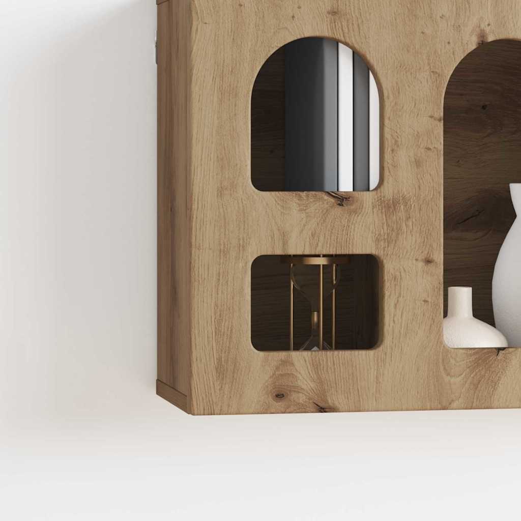 vidaXL Hängeschrank Artisan-Eiche 60 x 20 x 40 cm Holzwerkstoff